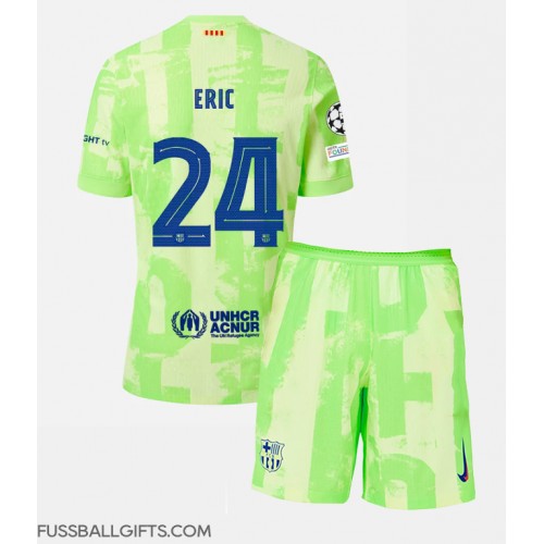 Barcelona Eric Garcia #24 Fußballbekleidung 3rd trikot Kinder 2024-25 Kurzarm (+ kurze hosen)